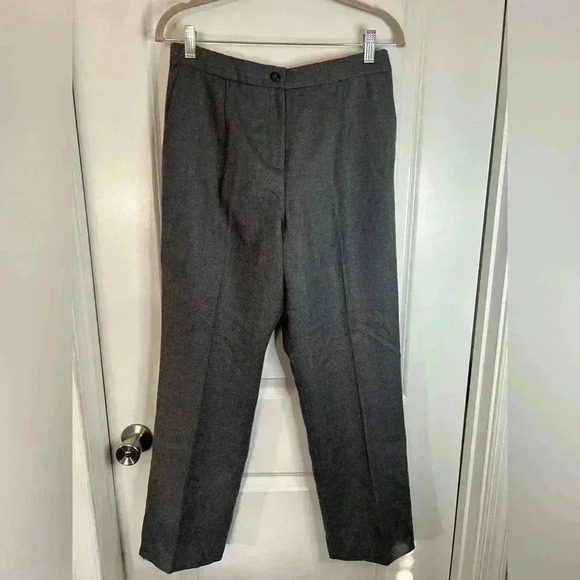 Pendleton Women’s Vintage 100% Virgin Wool Gray Trousers Pants - Size 8 - Picture 1 of 7